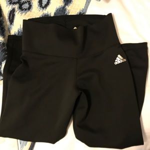 Adidas 3/4 length climalite leggings